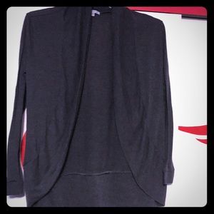 Long sleeve gray cardigan size medium